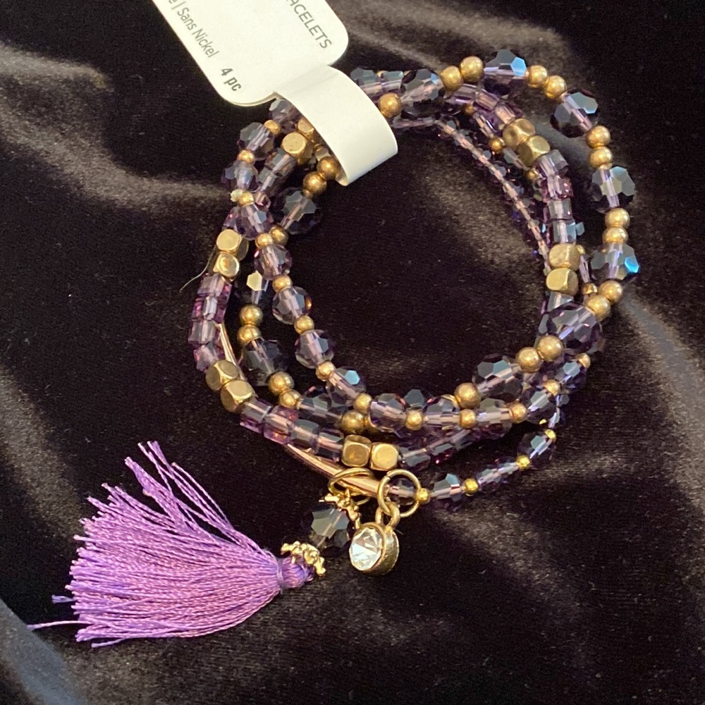 Y2K Bead Landing crystal bracelet - Picture 6 of 12